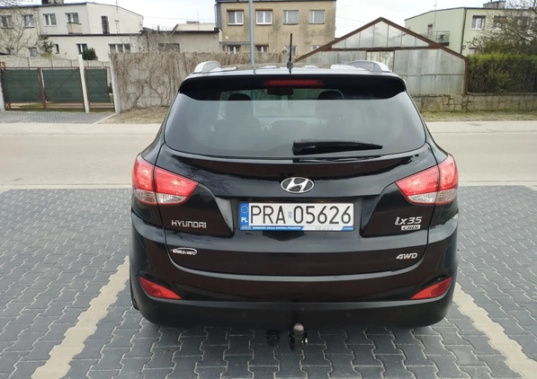 Hyundai ix35 cena 44800 przebieg: 148666, rok produkcji 2013 z Rawicz małe 254